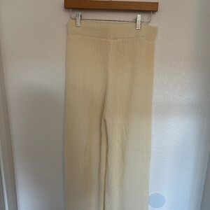 Toppies Rib-Nit Large Leggings in Cream